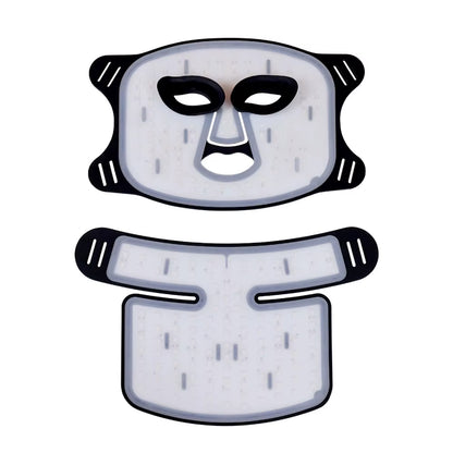 New Hot-Seller Silicone Beauty Mask TLM200-K with 510K Certificates Face & Neck Mask Home Spa Clinic LED Light Therapy Mask