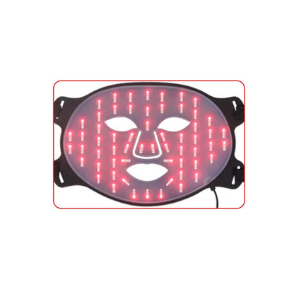 Professional Led Light Therapy Mask Black Led Red Light Therapy 4 Colors Silicon Red Light Therapy Face Mask
