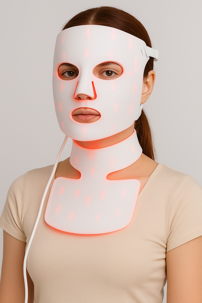 Nouveau Masque beauté en sillicone blanc masque LED thérapeutique